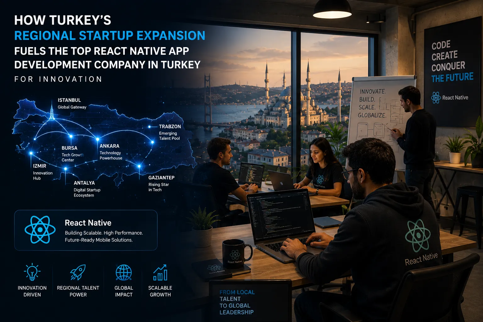 How Turkey’s Regional Startup Expansion Fuels the Top React Native App Development Company in Turkey for Innovation