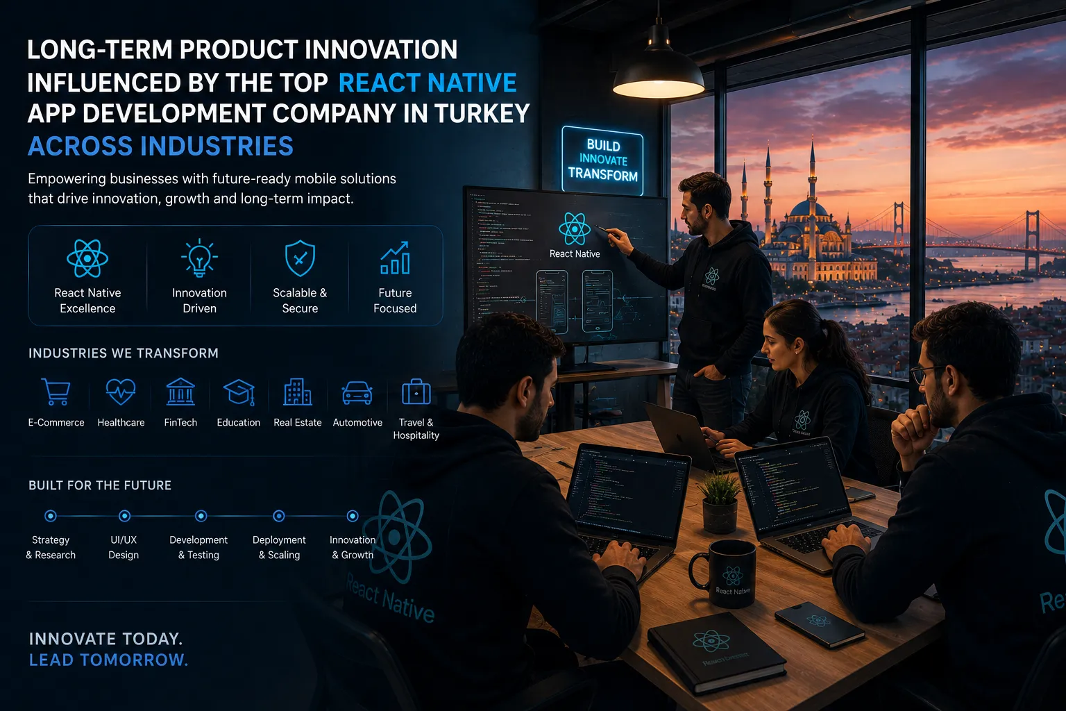 Long-Term Product Innovation Influenced by the Top React Native App Development Company in Turkey Across Industries
