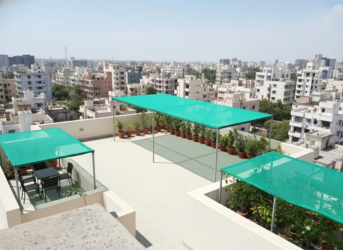 Best Green Shade Net for Terrace Gardening in India