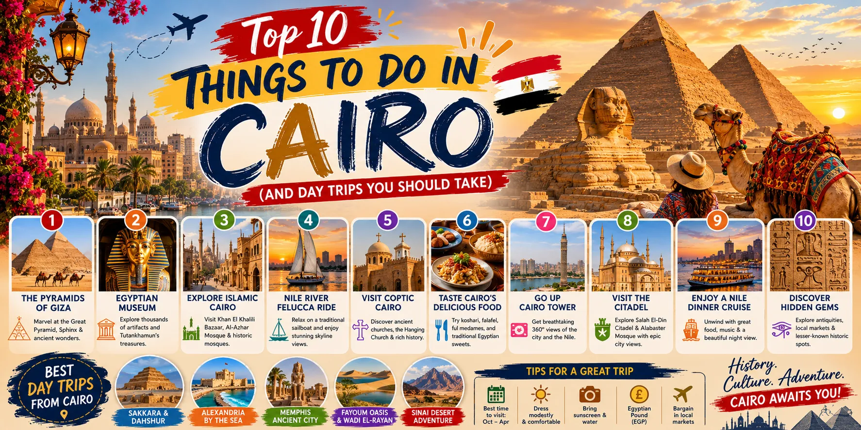 Top 10 Things To Do In Cairo (And Day Trips You Should Take)