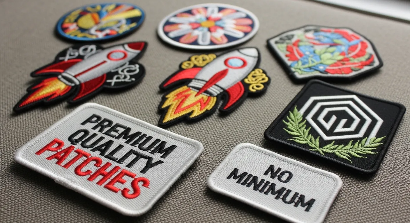 Custom Embroidered Patches No Minimum Wholesal