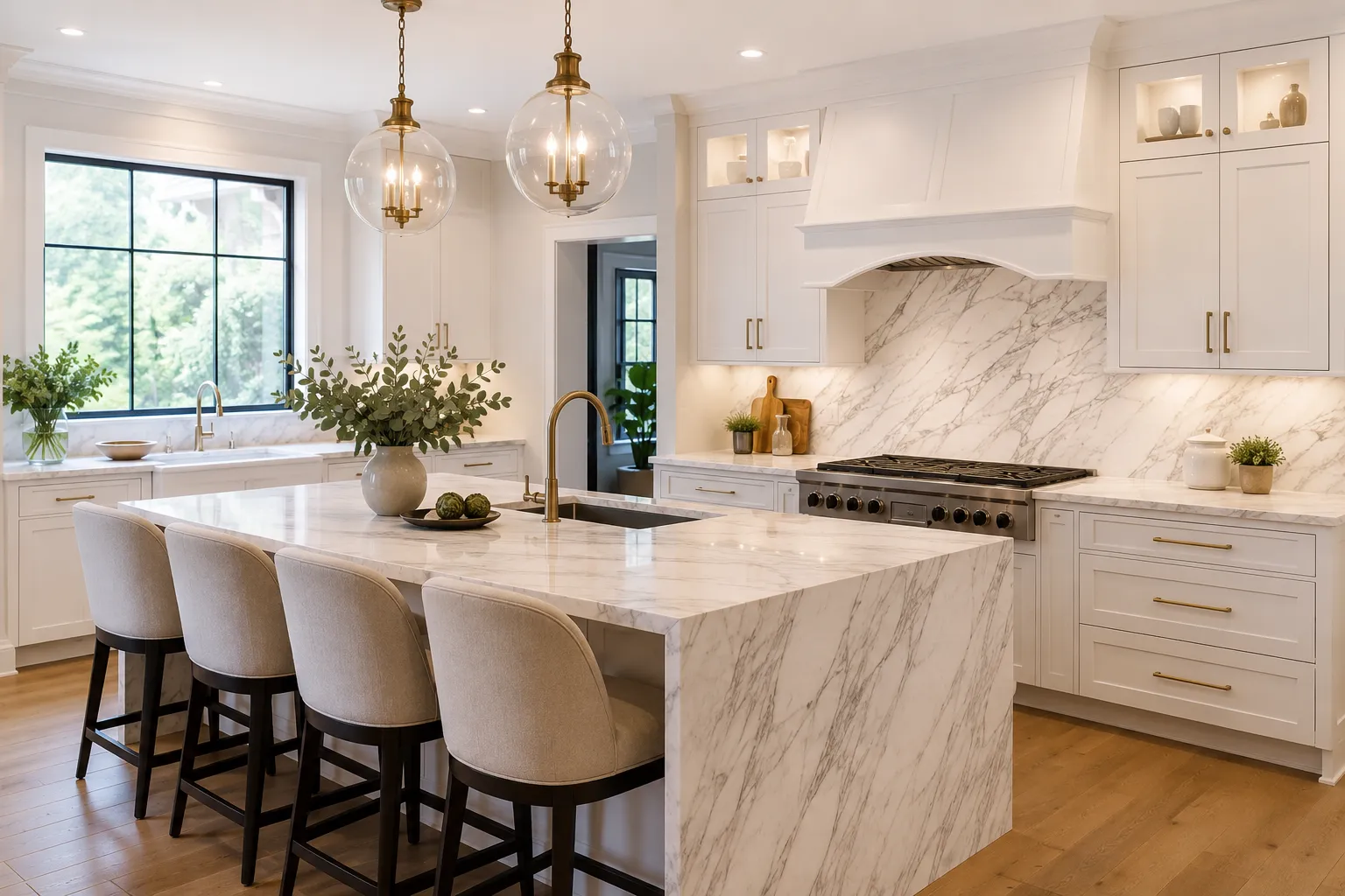 Benefits of Installing Marble Countertops Long Island in Luxury Kitchen Remodels