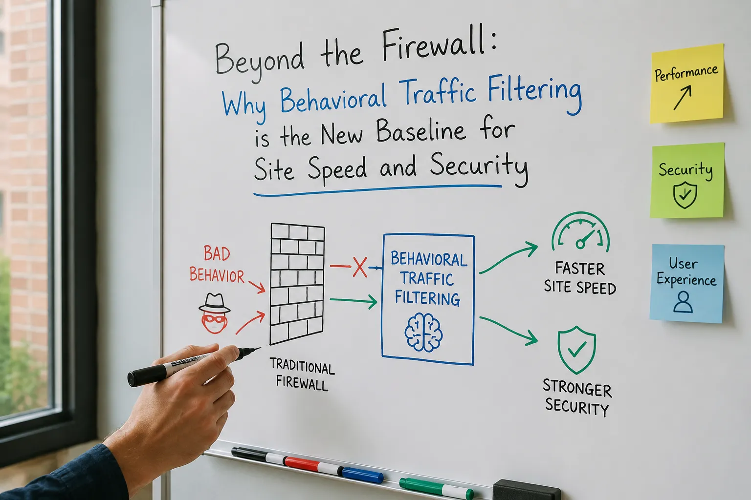 Beyond the Firewall: Why Behavioral Traffic Filtering is the New Baseline for Site Speed and Security