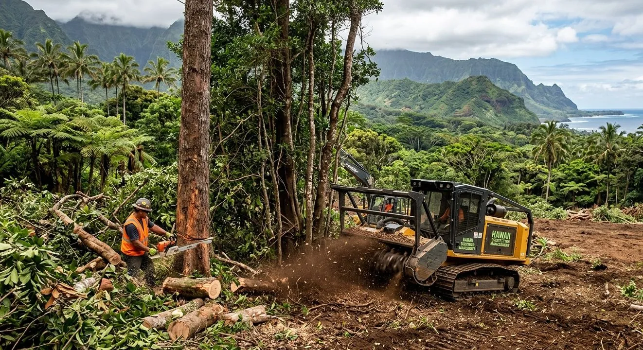 Tree Cutting and Mulching: The Most Efficient Way to Clear Land on the Big Island