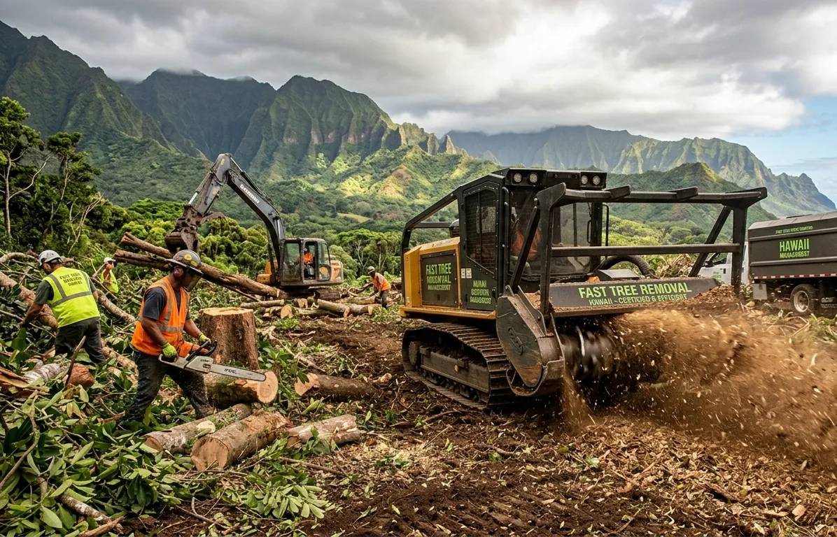 Fast Tree Removal: What It Takes to Get Hazardous Trees Down Safely and Quickly