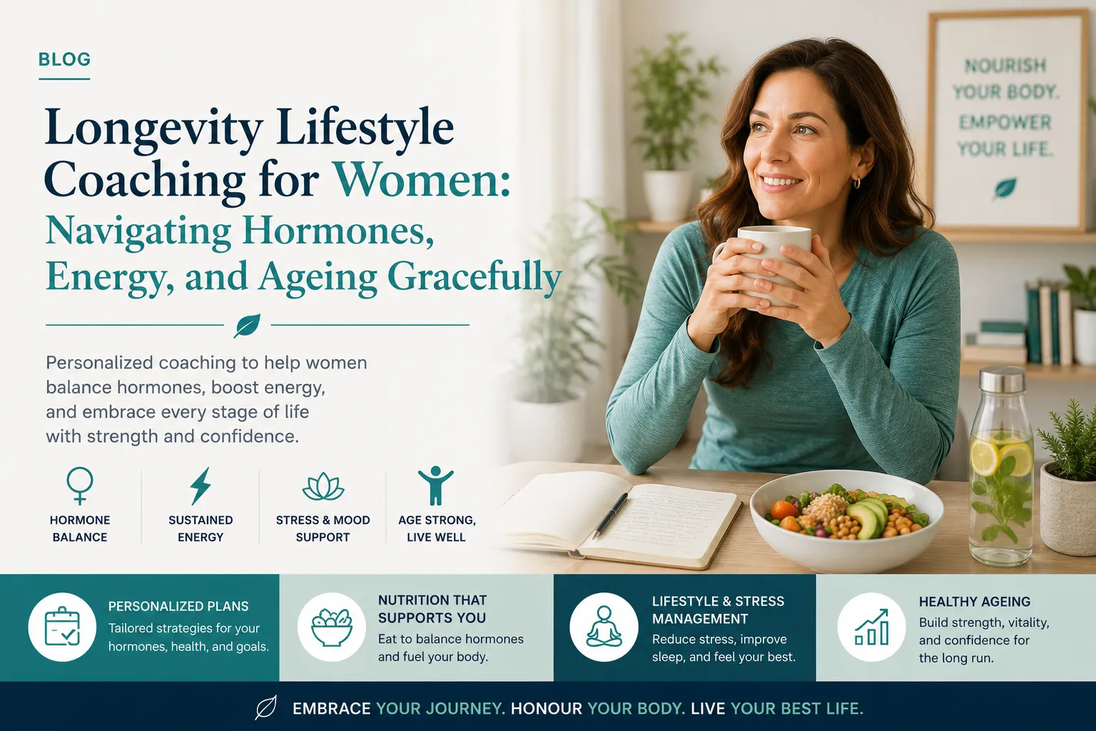 Longevity Lifestyle Coaching for Women: Navigating Hormones, Energy, and Ageing Gracefully