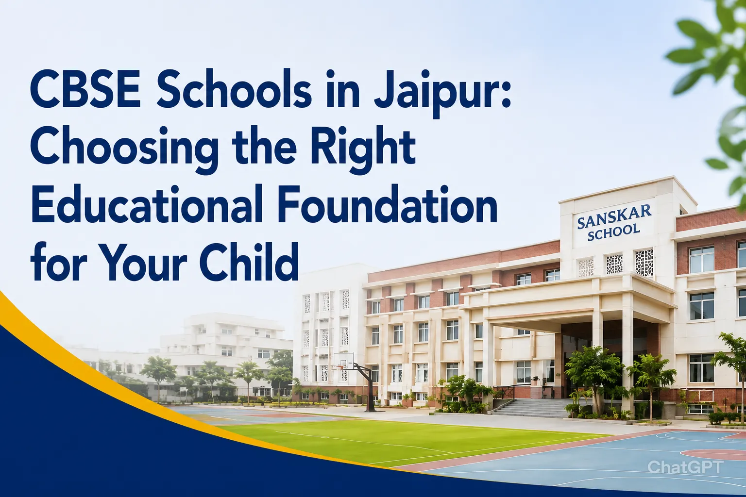 CBSE Schools in Jaipur: Choosing the Right Educational Foundation for Your Child