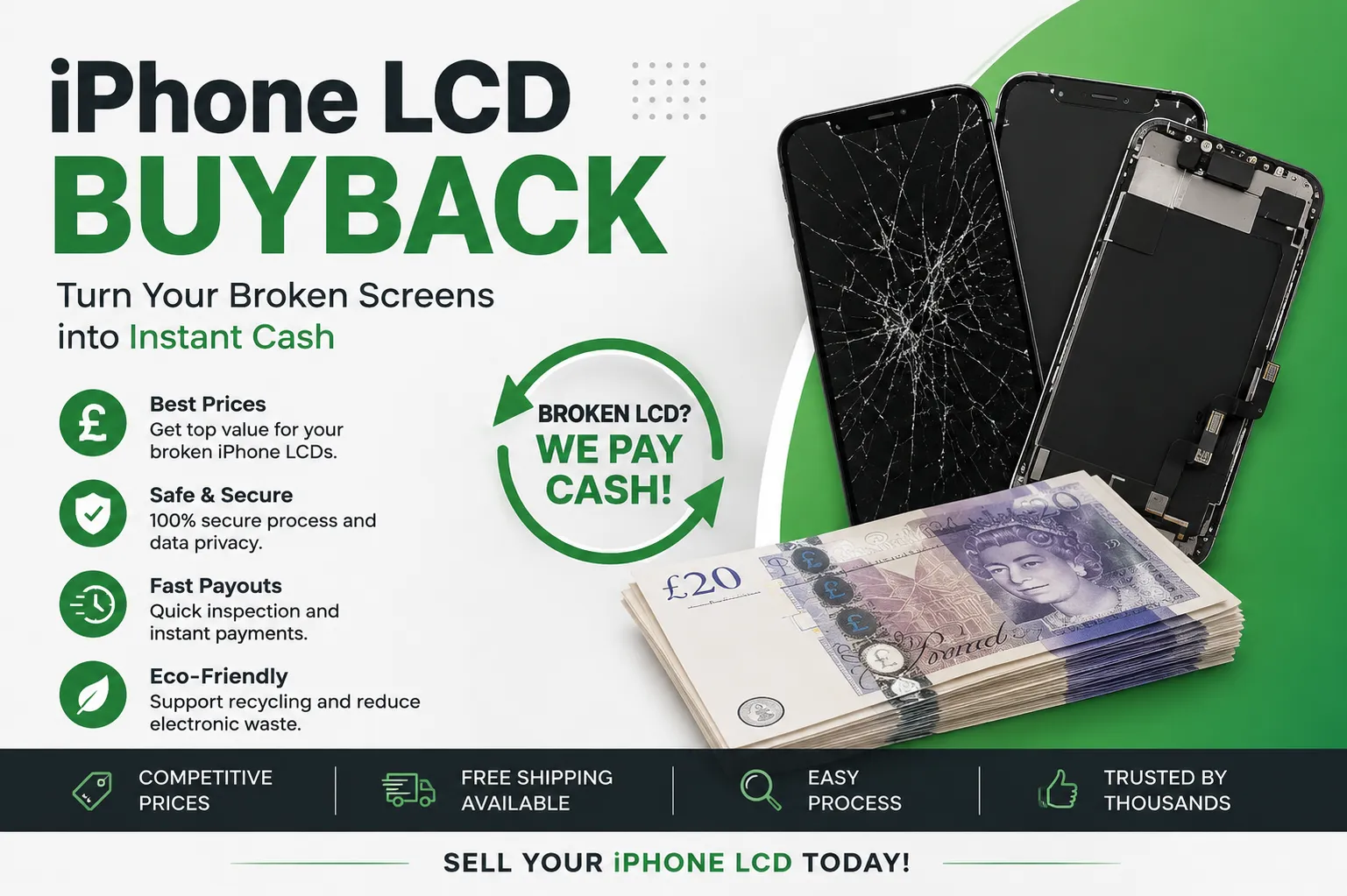 Got Broken iPhone Screens? Your LCD Buyback Questions Answered
