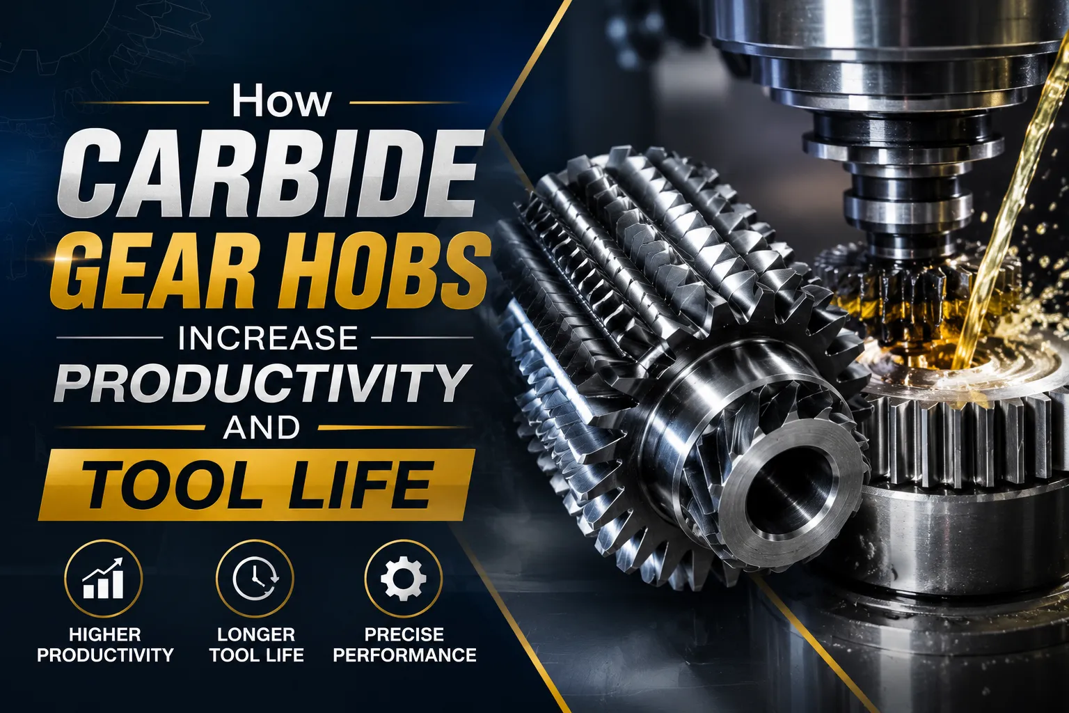 How Carbide Gear Hobs Increase Productivity and Tool Life
