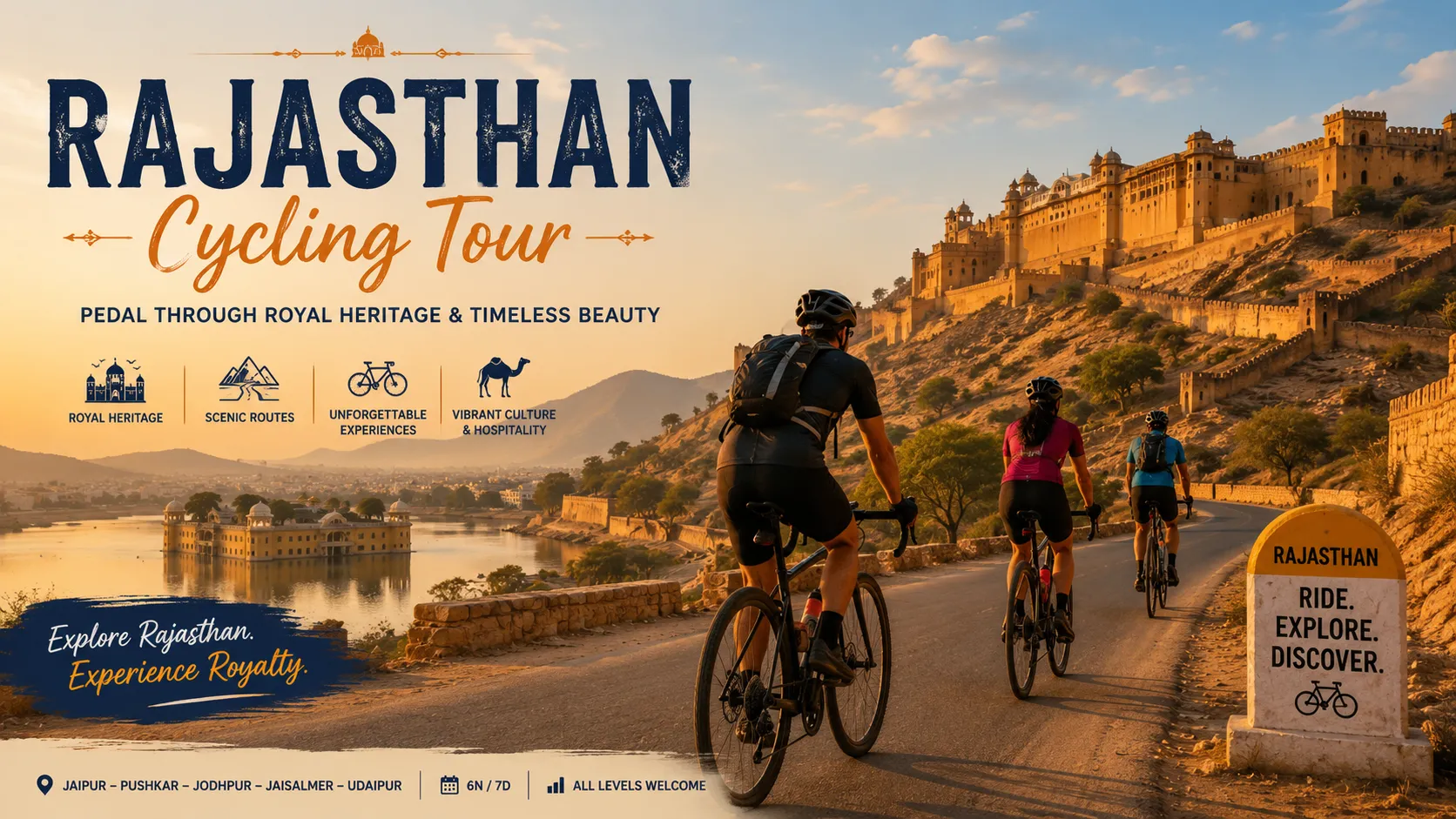 Rajasthan Cycling Tour Through Forts and Villages