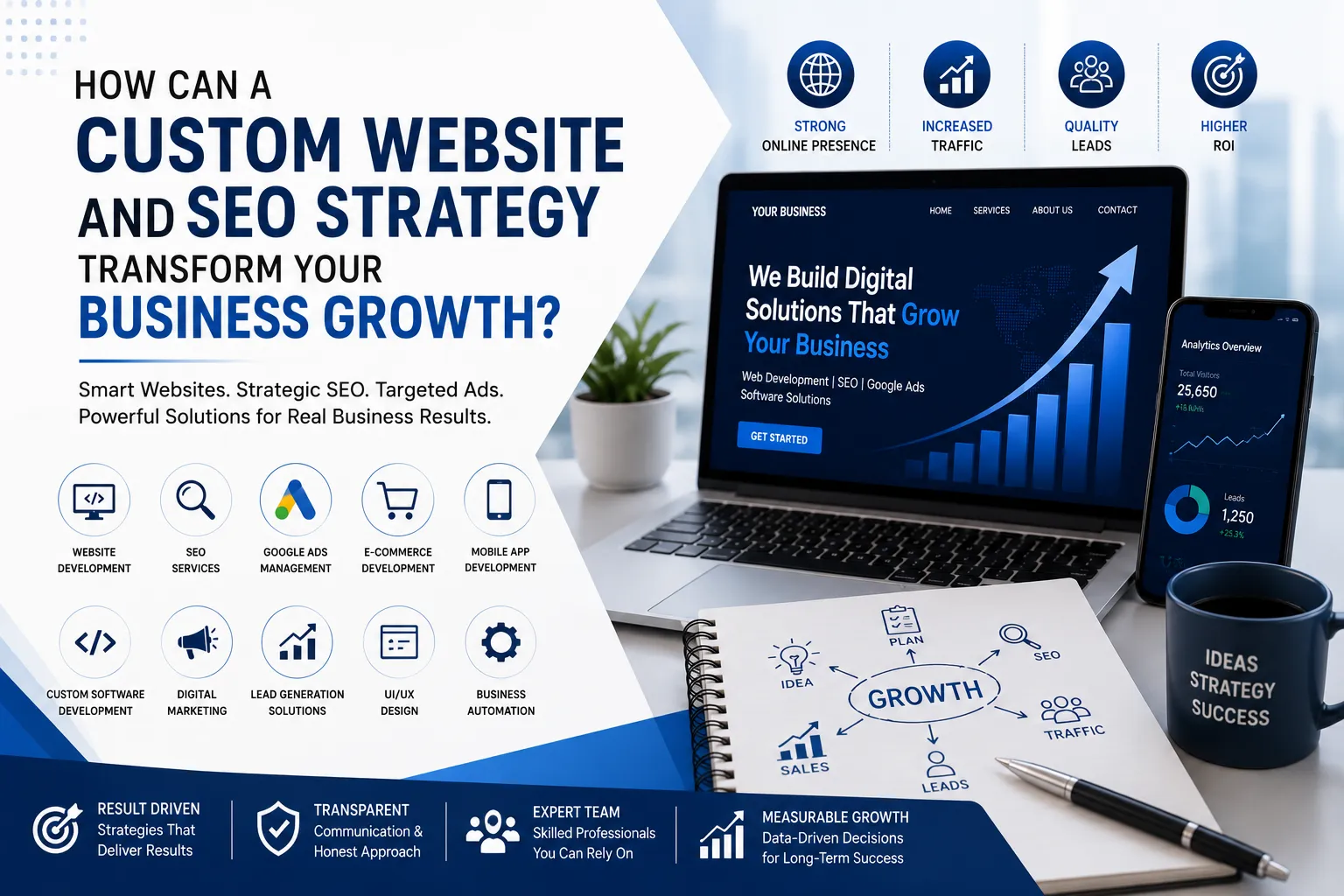 How Can a Custom Website and SEO Strategy Transform Your Business Growth?