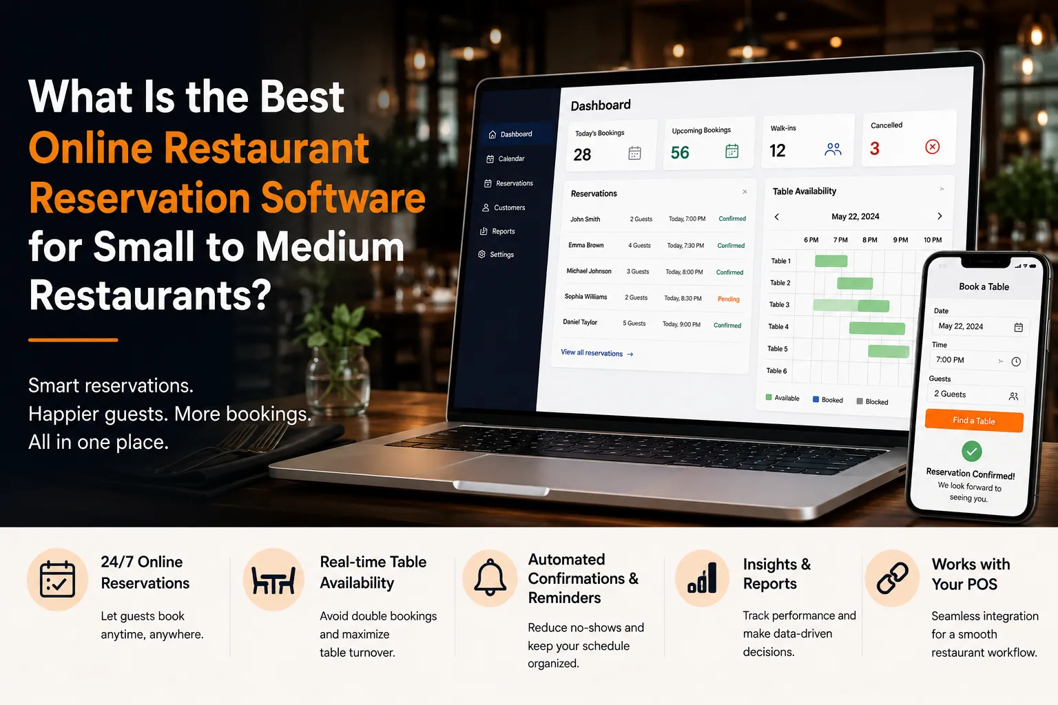 What Is the Best Online Restaurant Reservation Software for Small to Medium Restaurants?