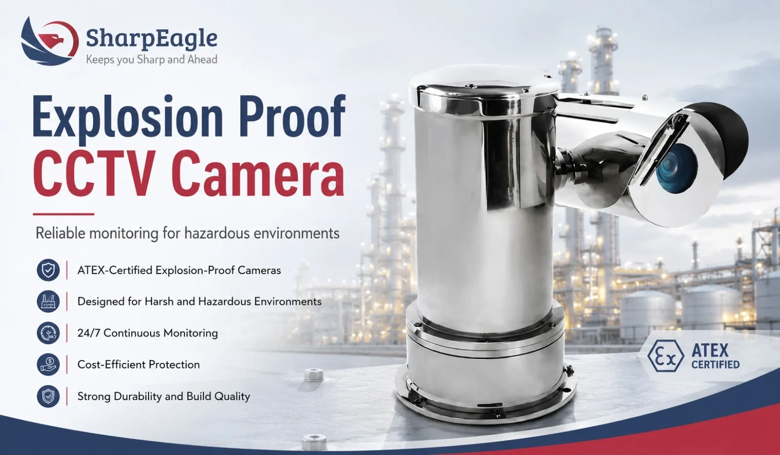 Explosion Proof CCTV Camera Requirements for Hazardous Warehousing Facilities in UAE: A Procurement Guide