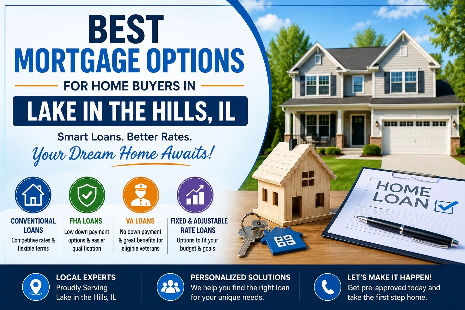 How to Find the Best Home Mortgage in Lake in the Hills, IL