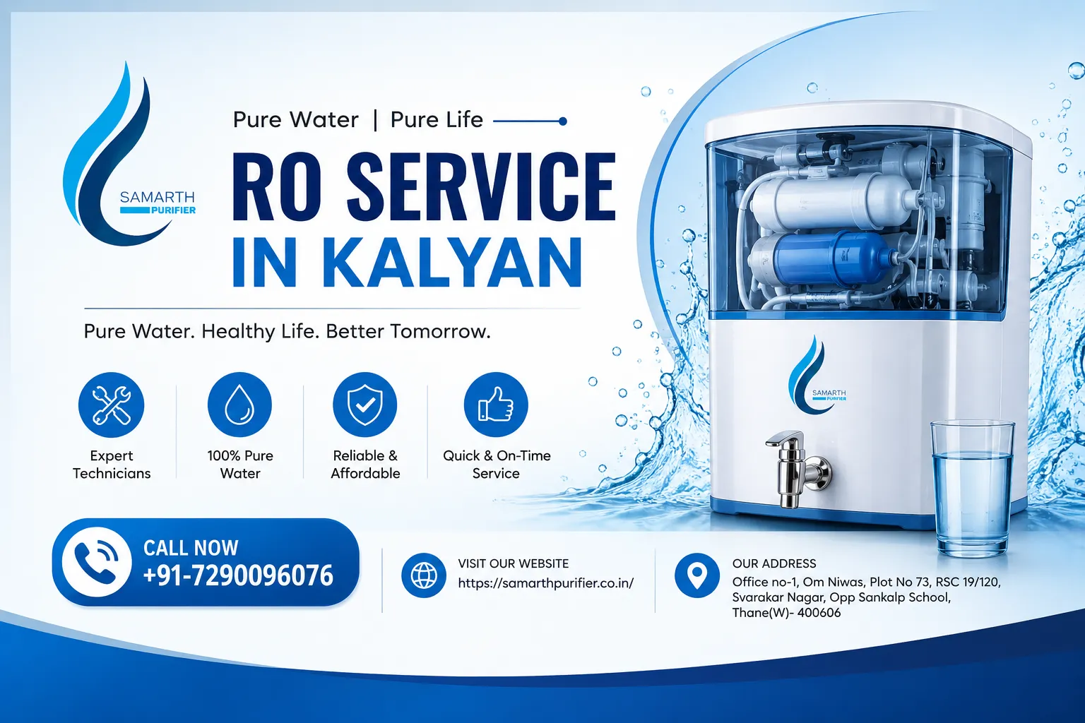 Expert RO Service in Kalyan: Professional Water Purifier Maintenance Solutions