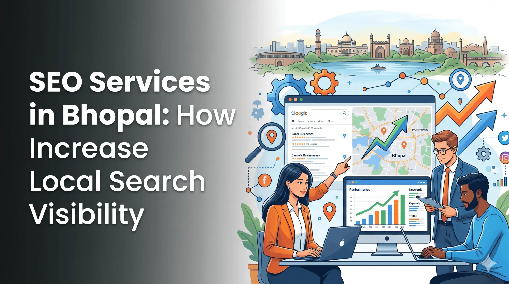 SEO Services in Bhopal: How to Increase Local Search Visibility