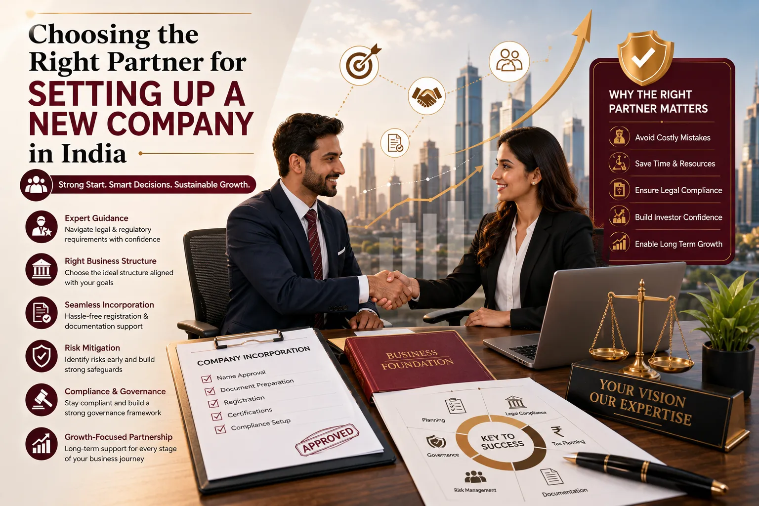 Choosing the Right Partner for Setting Up a New Company India