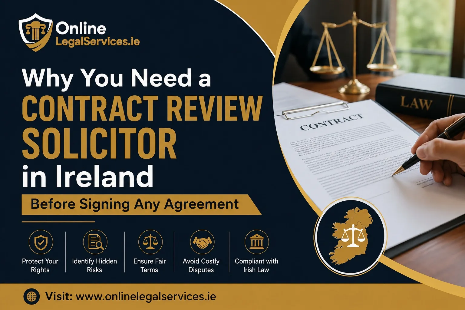 Why You Need a Contract Review Solicitor in Ireland Before Signing Any Agreement