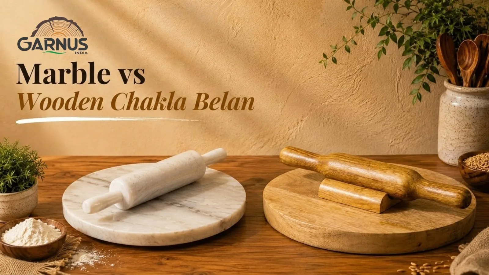 Marble vs Wooden Chakla Belan