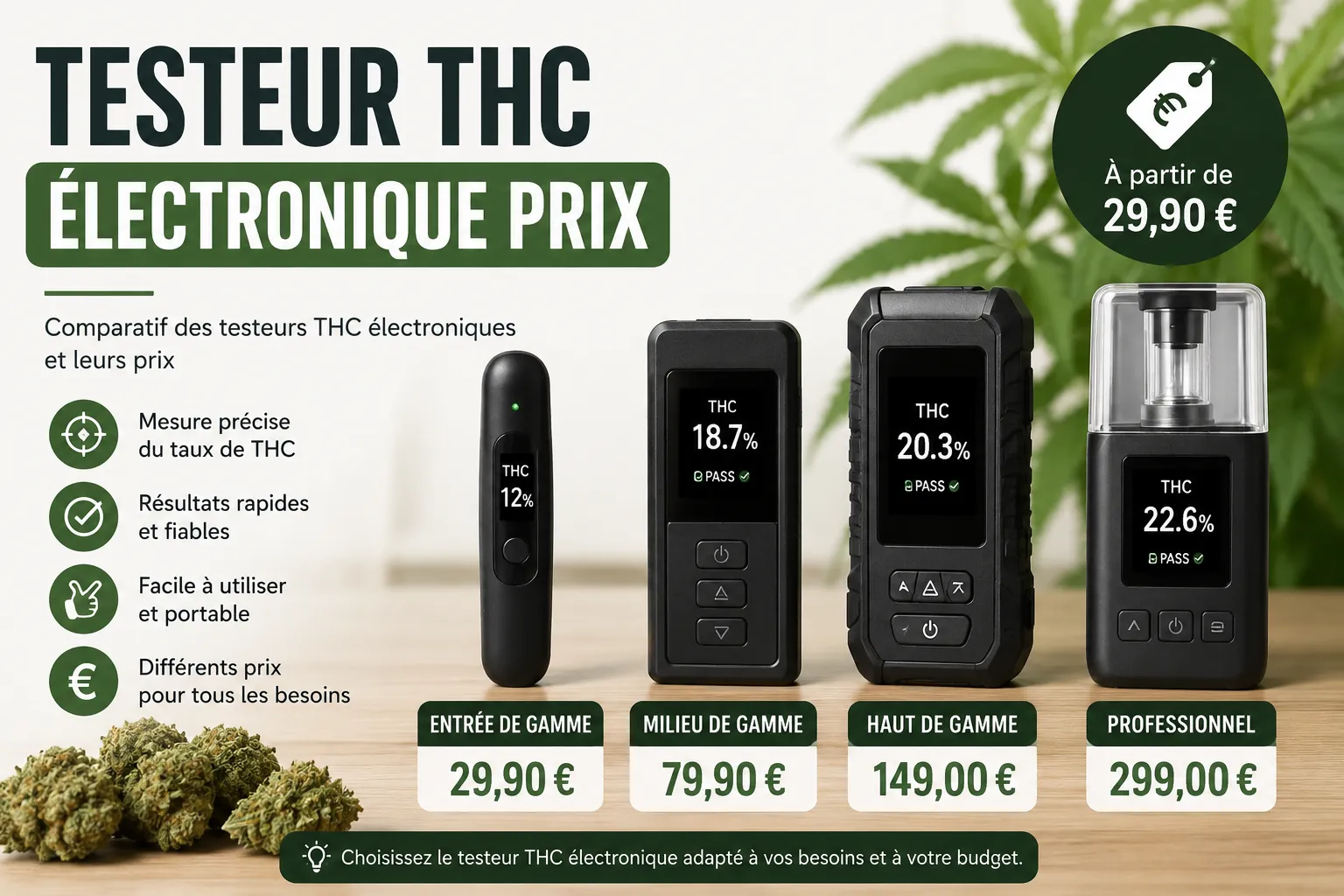 Testeur THC Électronique Prix : Guide Complet pour Choisir le Bon Appareil: