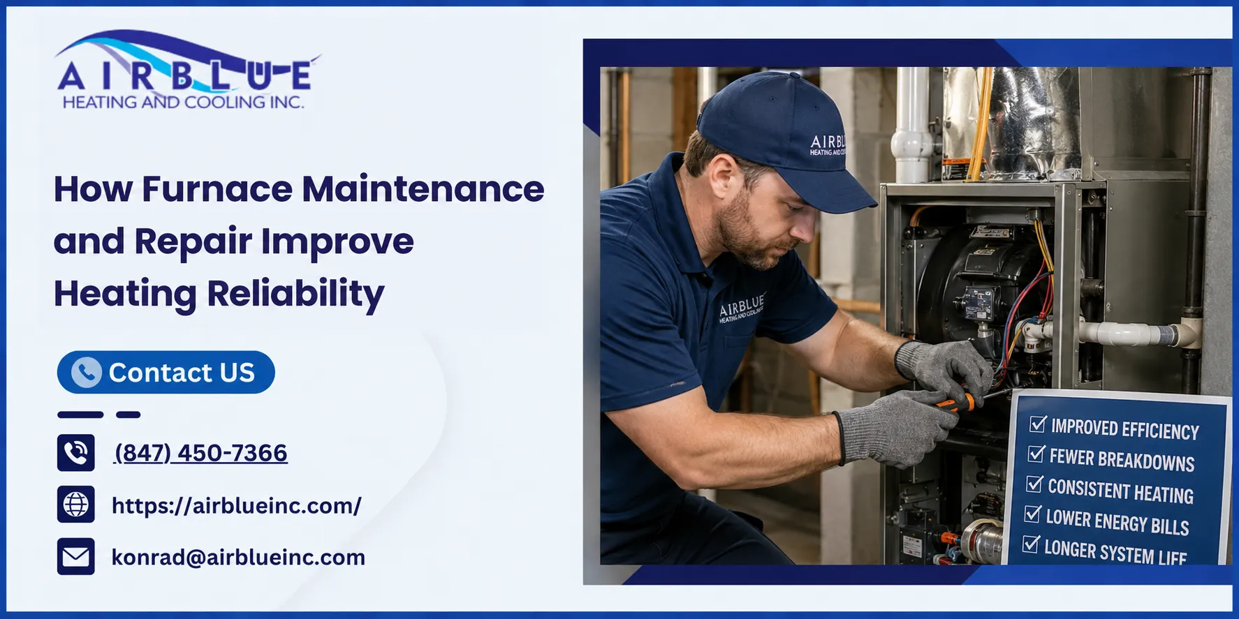 How Furnace Maintenance and Repair Improve Heating Reliability