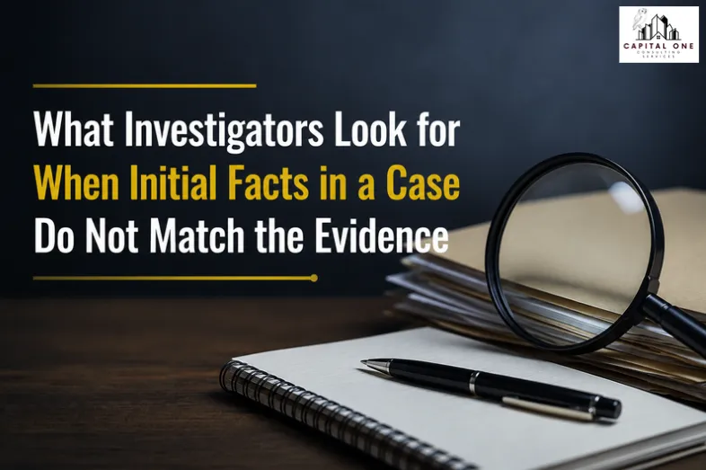 What Investigators Look for When Initial Facts in a Case Do Not Match the Evidence