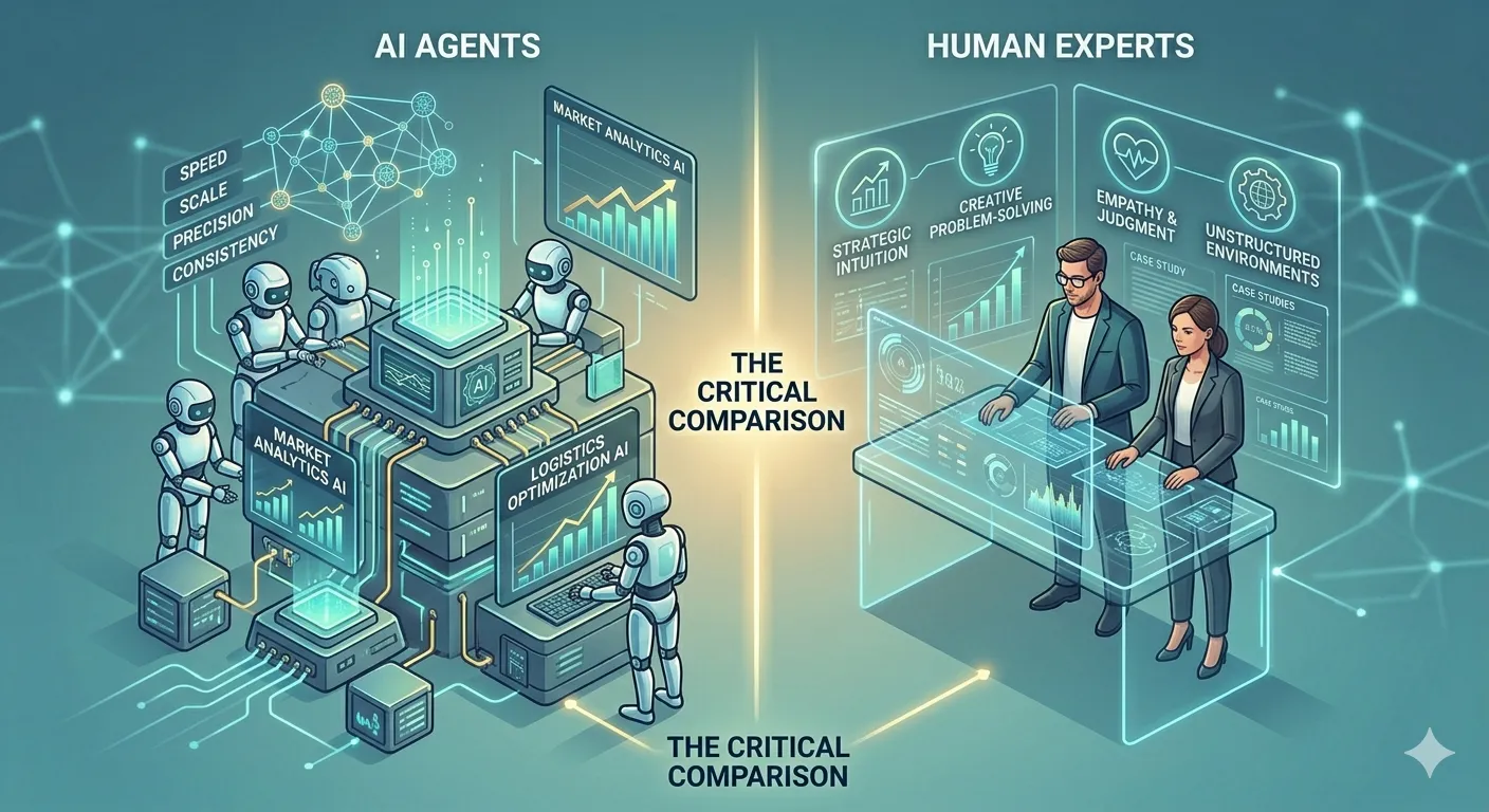 AI Agents vs Human Experts: Who Performs Better?