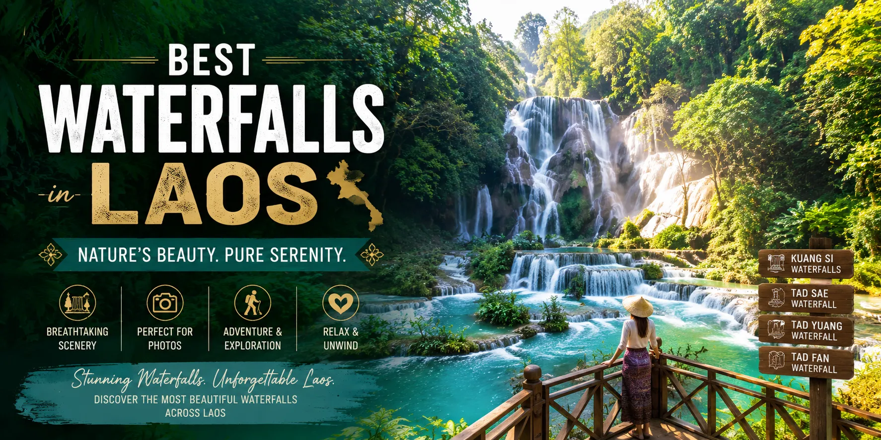Chase the Magic: The Absolute Best Waterfalls in Laos for Travelers