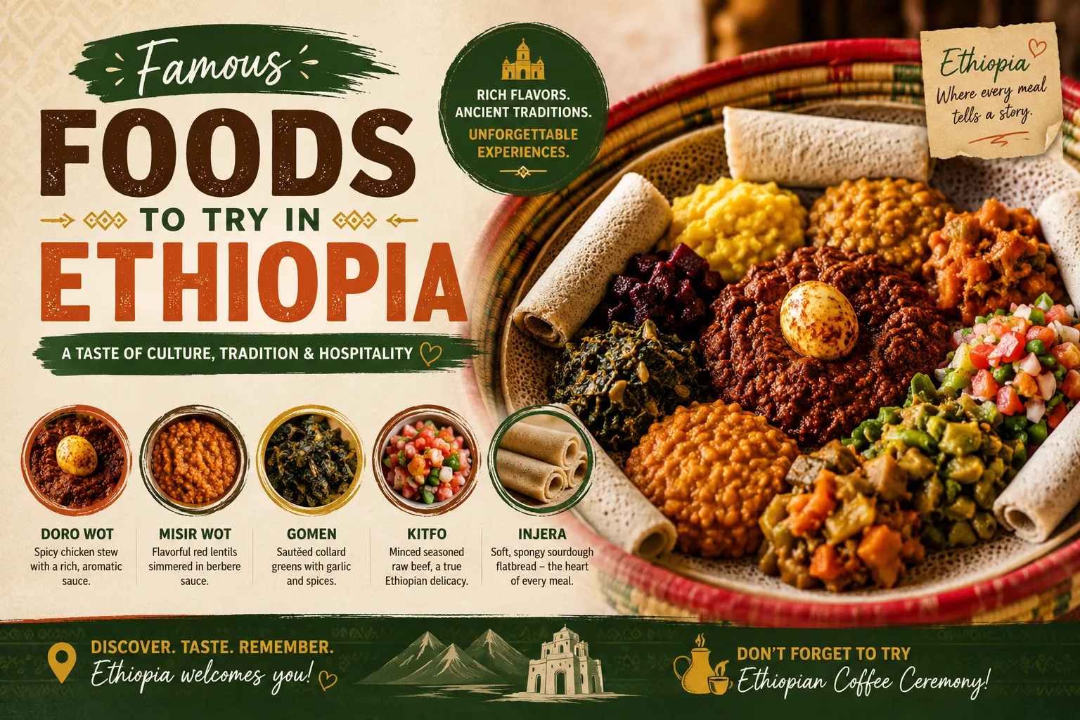 Famous Foods to Try in Ethiopia: A Complete Guide for Hungry Travelers