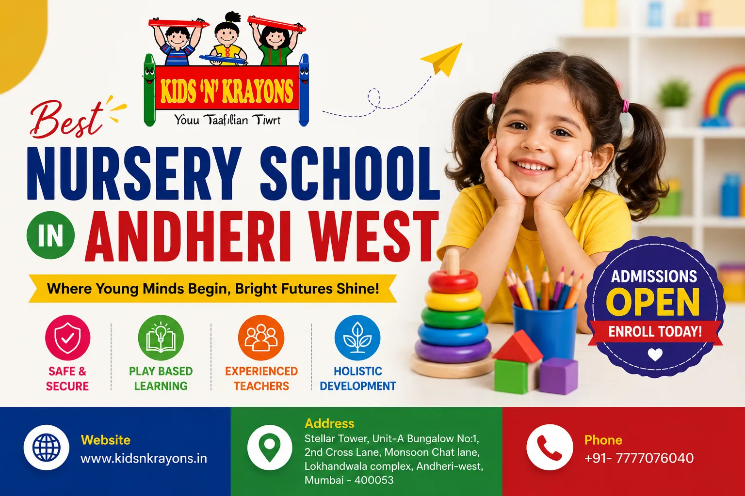 Best Nursery School in Andheri West: Your Complete Guide to Early Childhood Education