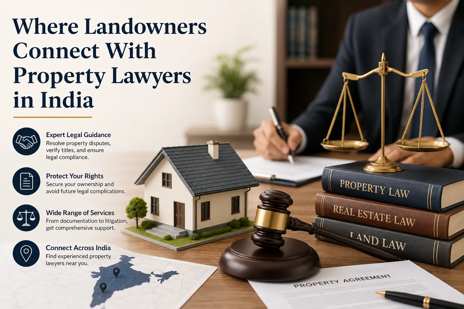 Where Landowners Connect With Property Lawyers in India