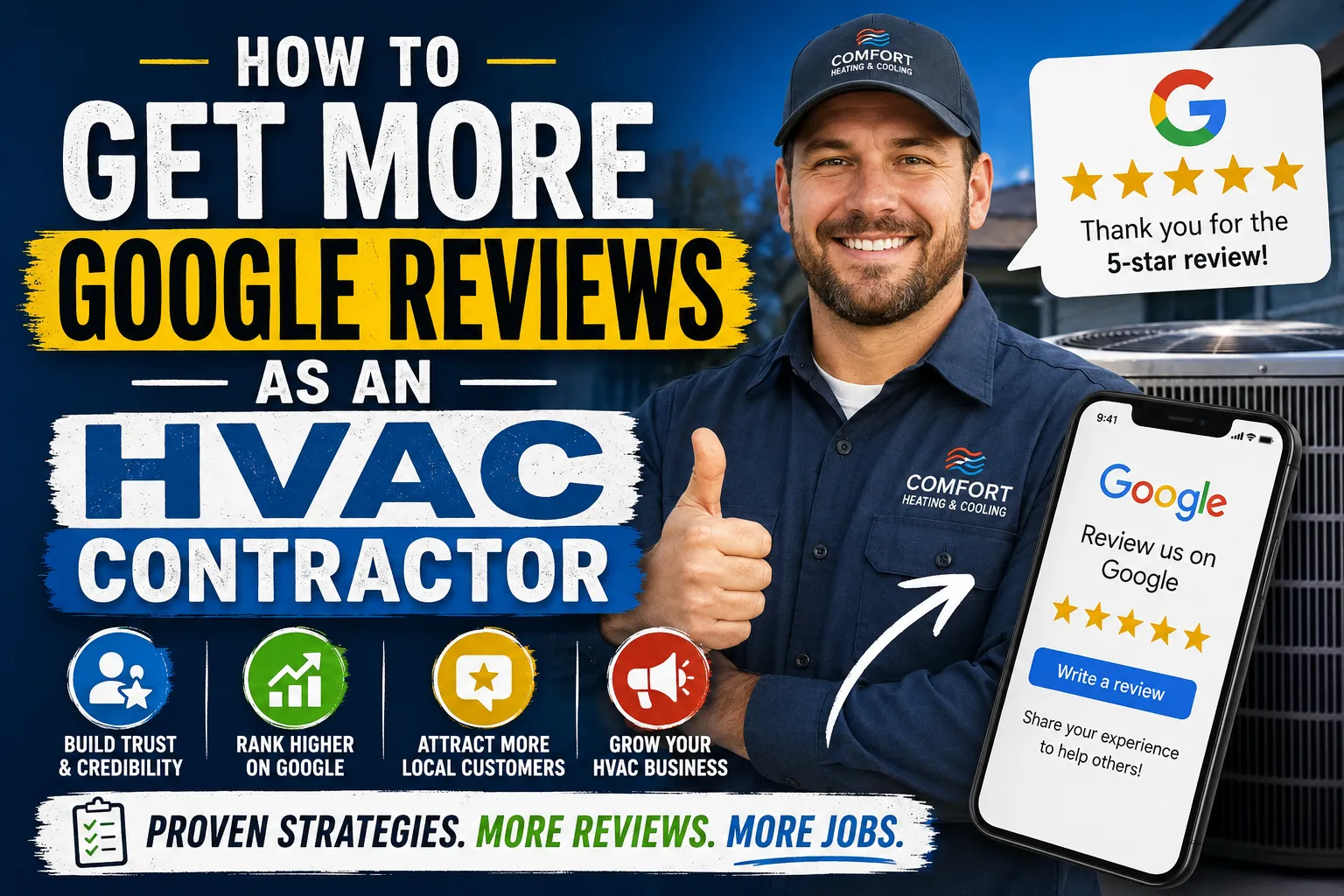 How to Get More Google Reviews as an HVAC Contractor