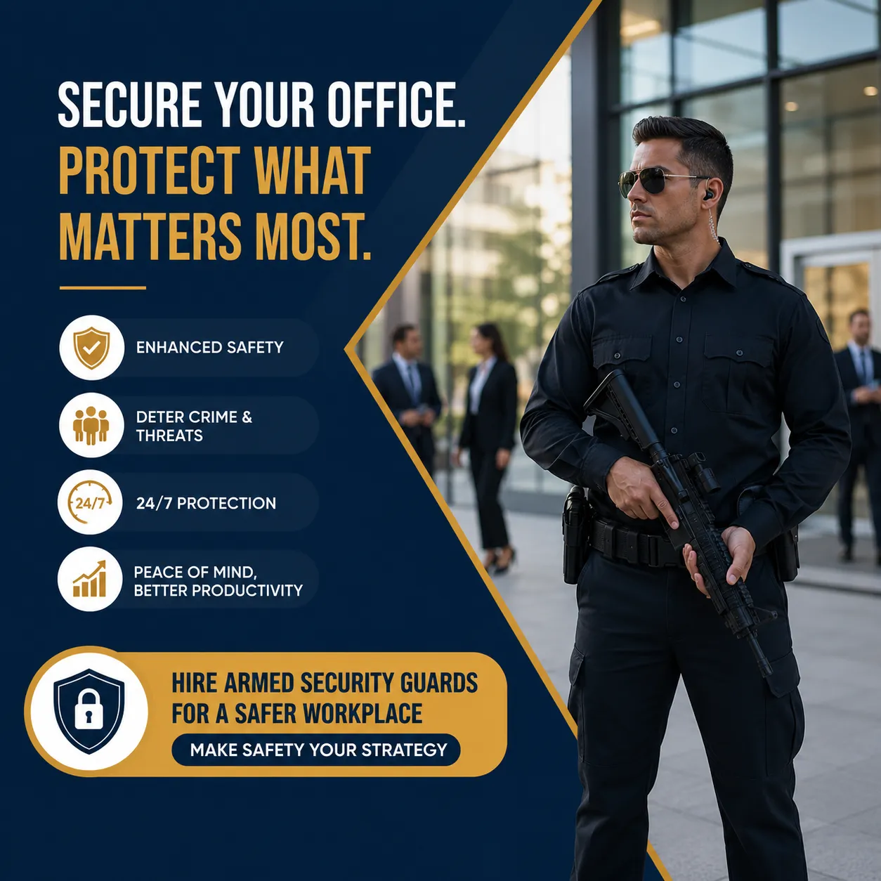 Top Benefits of Hiring Armed Security Guards for Corporate Offices
