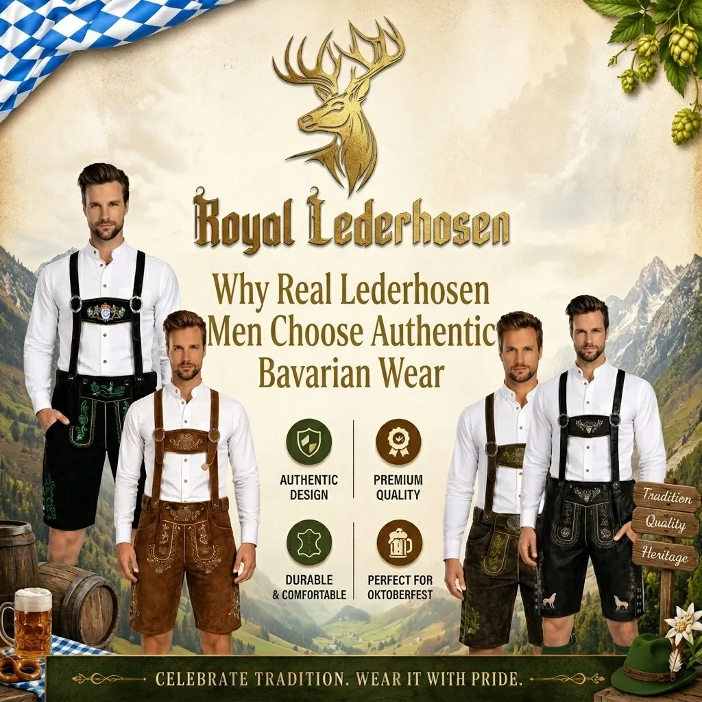 Why Real Lederhosen Men Choose Authentic Bavarian Wear