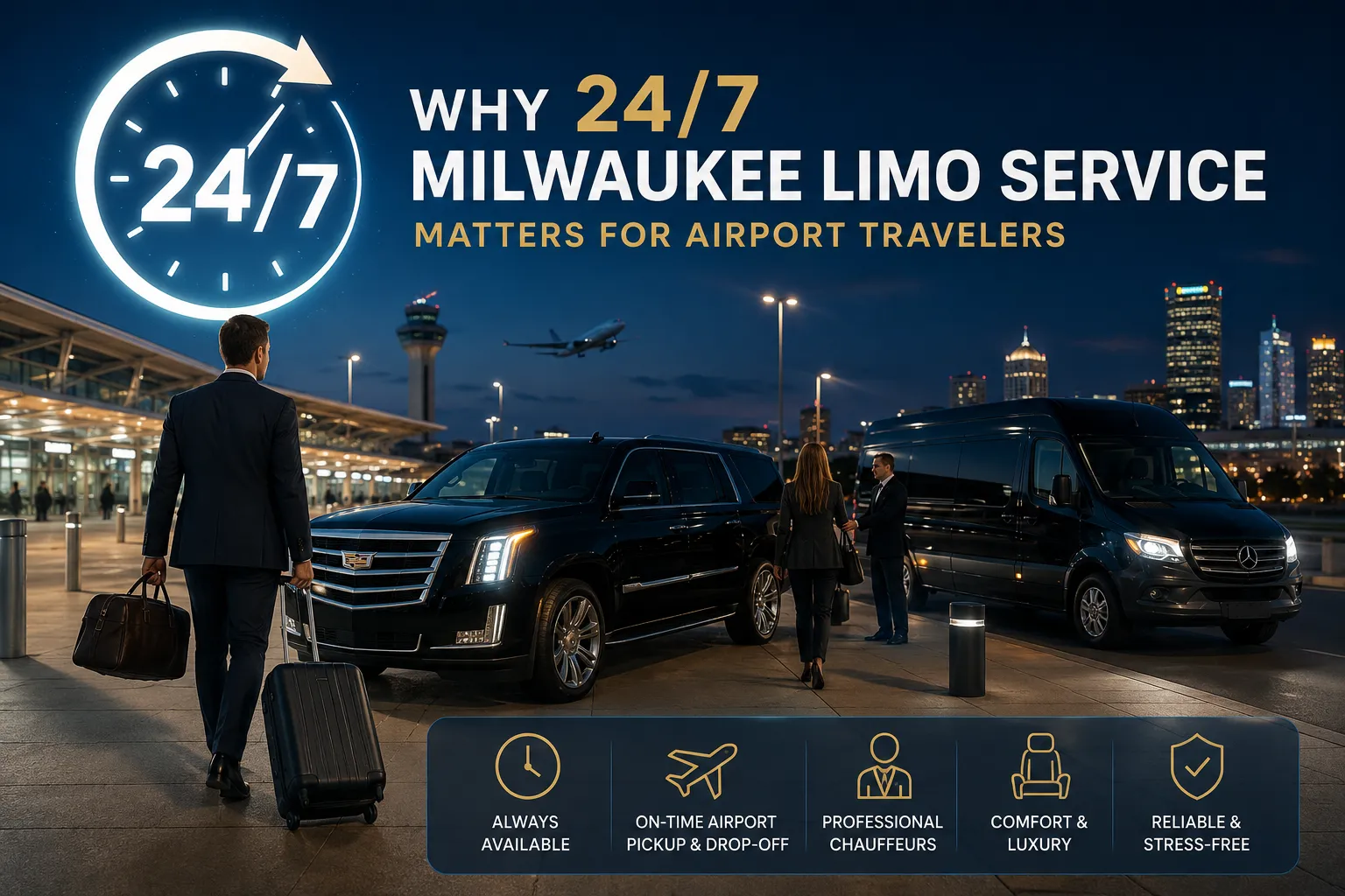 Why 24/7 Milwaukee Limo Service Matters for Airport Travelers (Complete  Guide)