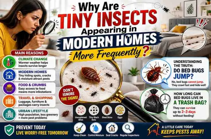 Why Are Tiny Insects Appearing in Modern Homes More Frequently?