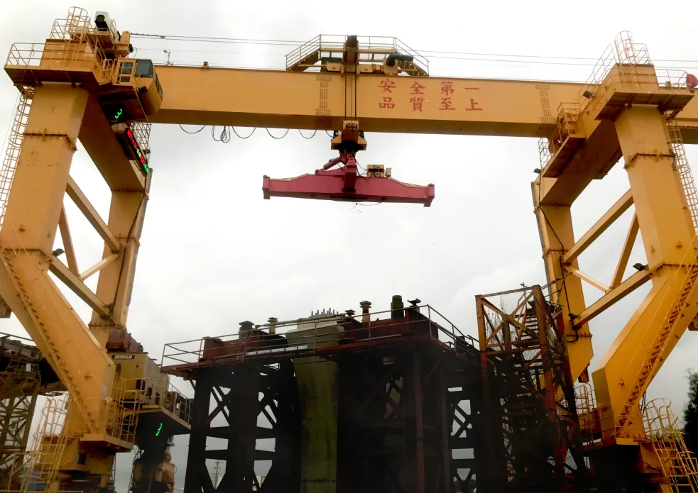 The Logistics of Moving a 200-Ton Gantry Crane Between Construction Sites