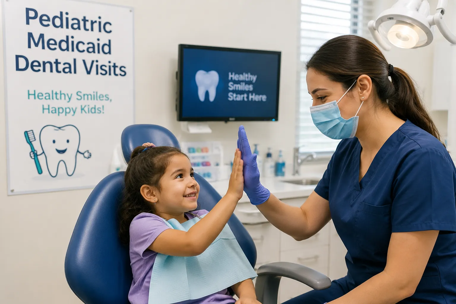Pediatric Medicaid Dental Visits in Houston