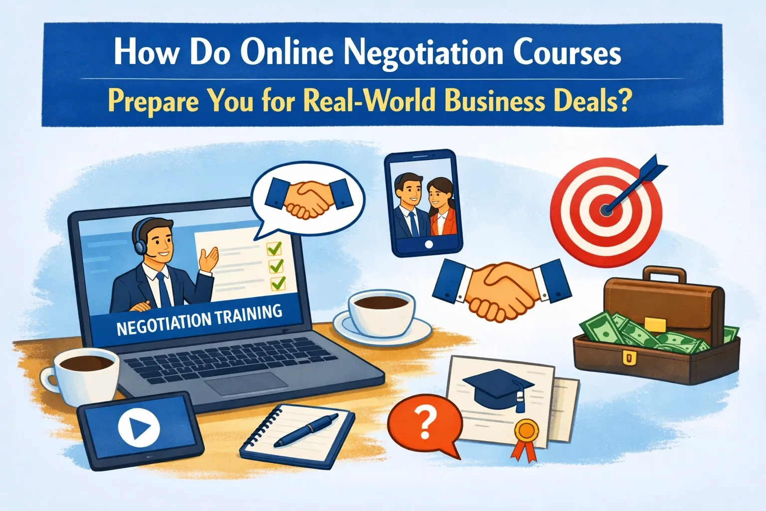 How Do Online Negotiation Courses Prepare You for Real-World Business Deals?