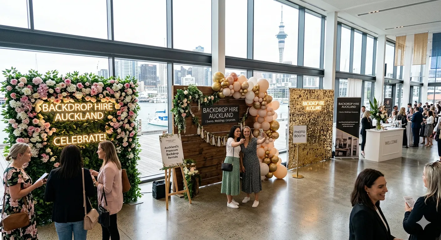 Backdrop Hire Auckland: Stunning Event Backdrops for Hire