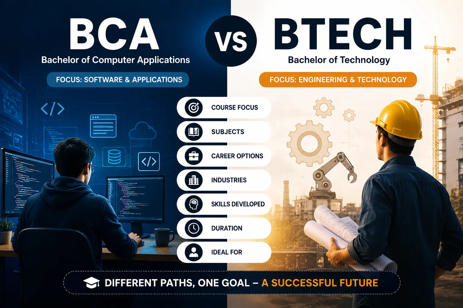 BCA vs BTech: Is One Really Better Than the Other?