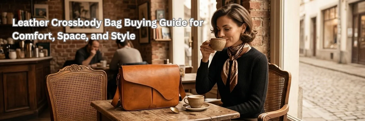Leather Crossbody Bag Buying Guide for Comfort, Space, and Style