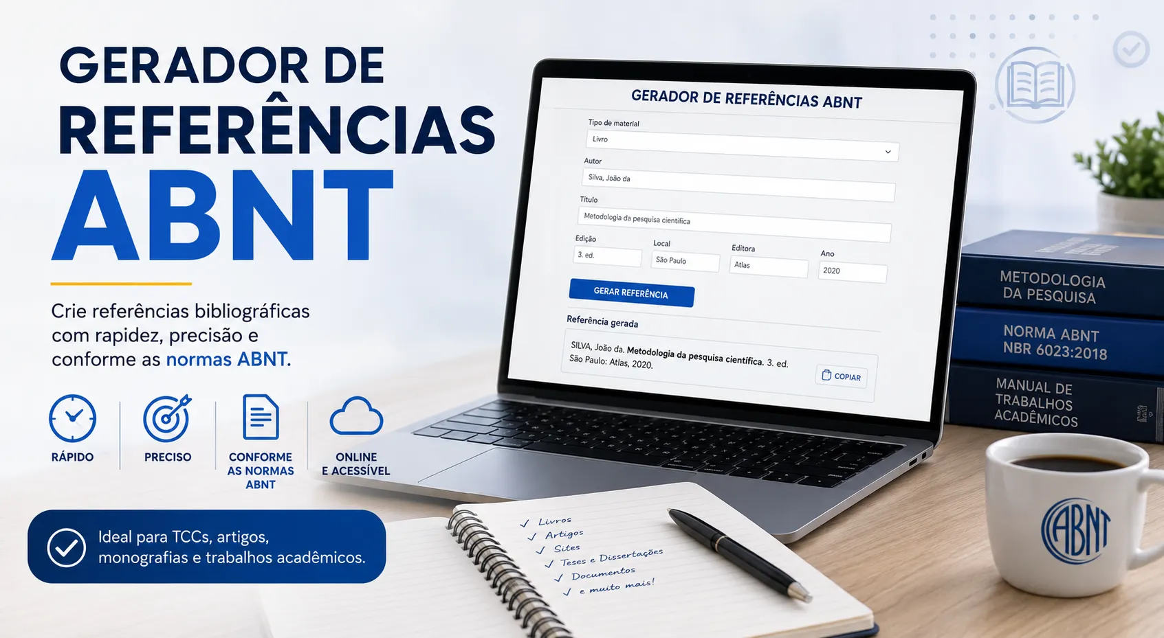 Gerador de Referências ABNT: Como Criar Referências Acadêmicas com Rapidez e Precisão