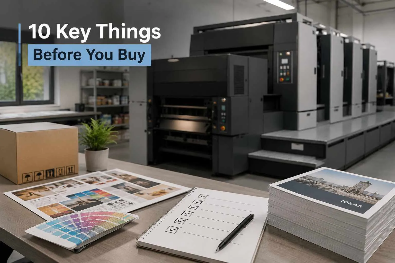 10 Things to Know Before Buying Commercial Printing Equipment