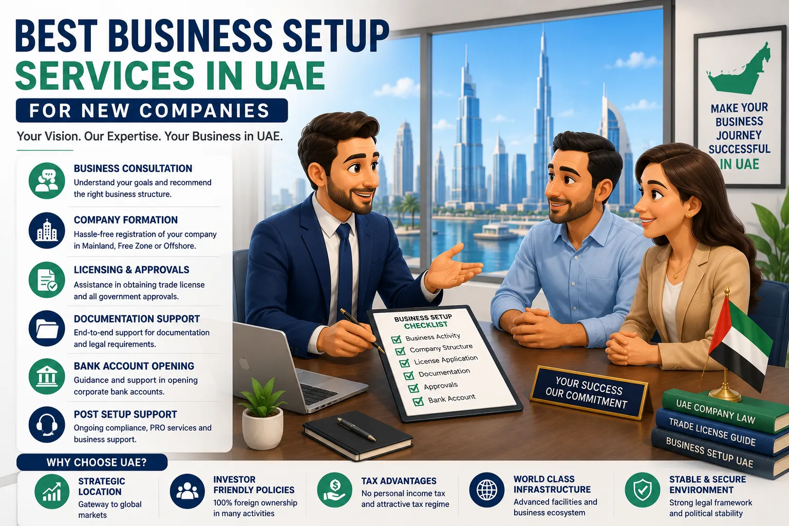 Best Business Setup Services in UAE for New Companies