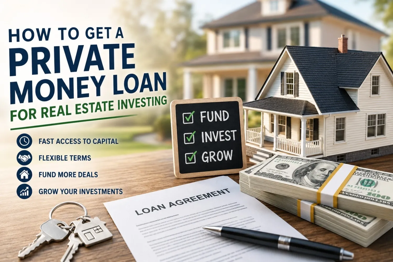 How to Get a Private Money Loan for Real Estate Investing