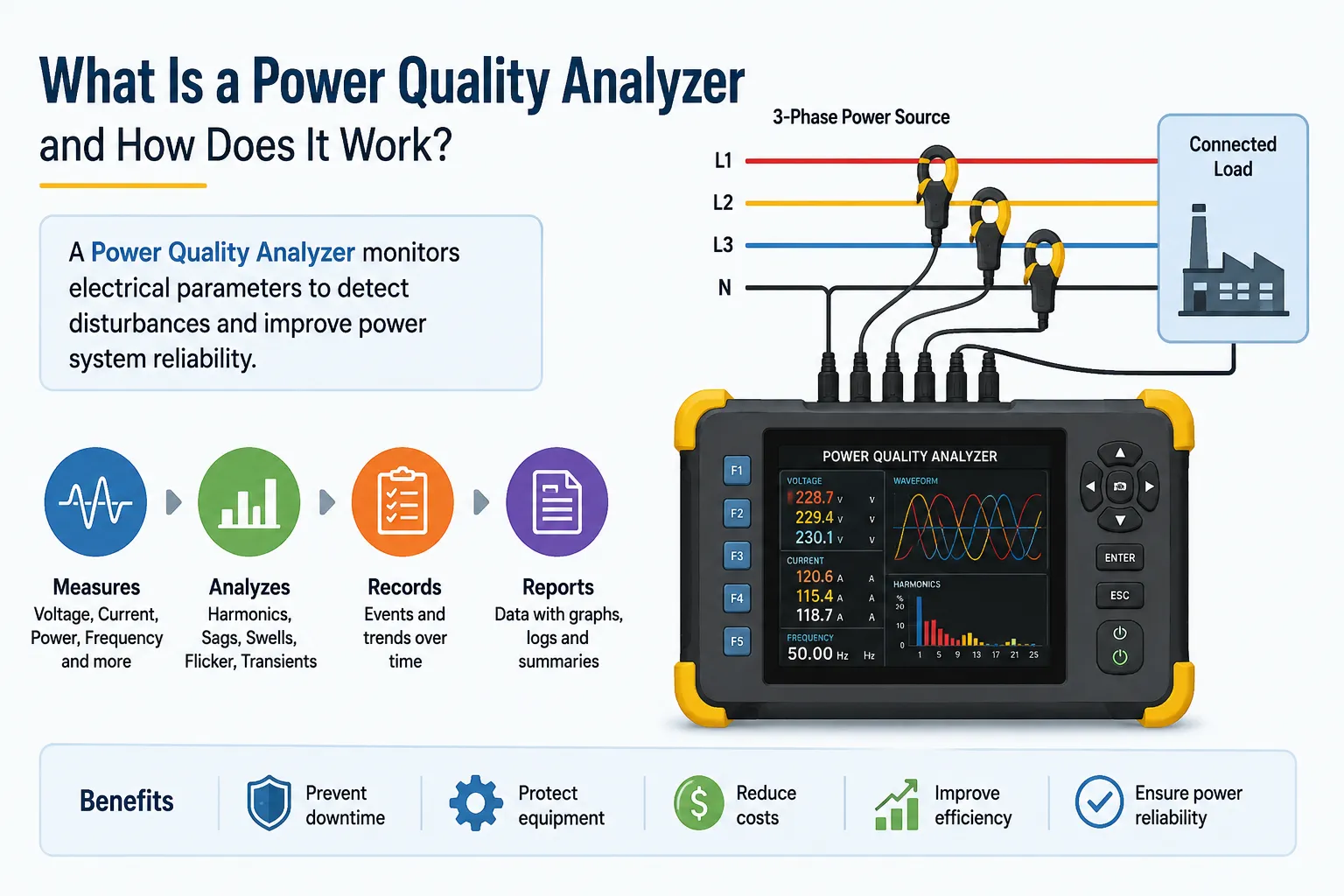 What Is a Power Quality Analyser and How Does It Work?