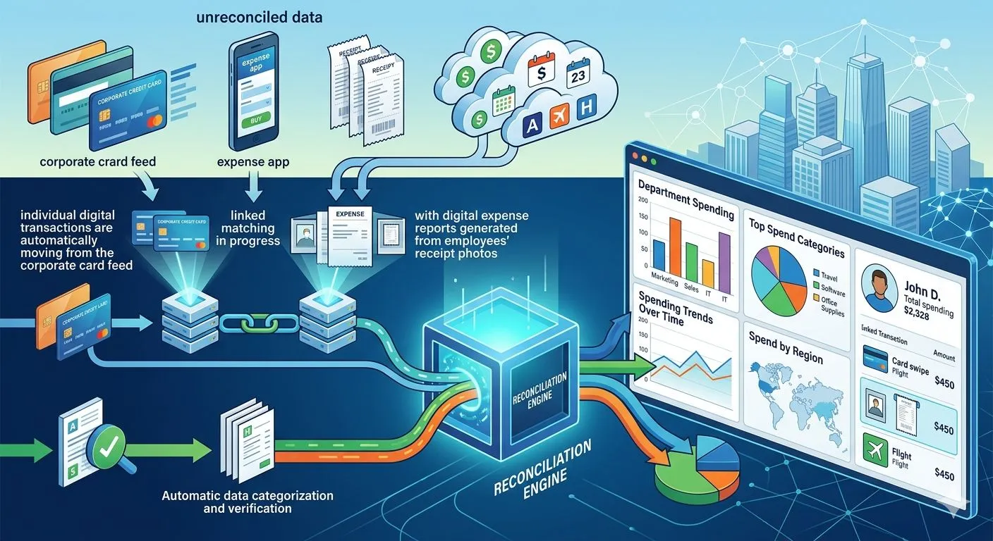How Corporate Card and Expense Reconciliation Improve Spend Visibility