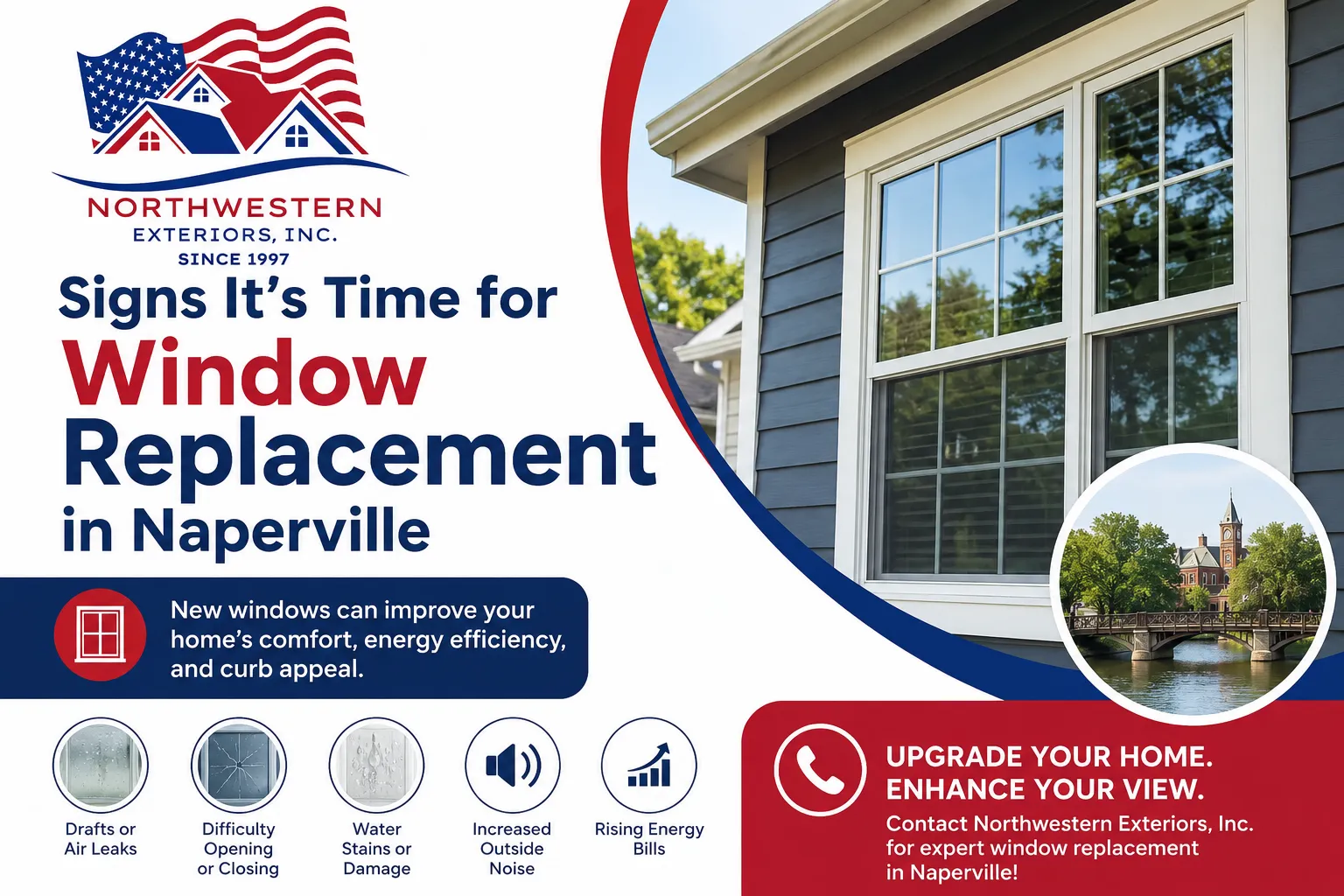 Signs It's Time for Window Replacement in Naperville