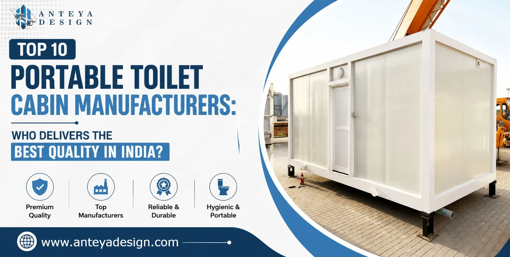 Top 10 Portable Toilet Cabin Manufacturers: Who Delivers the Best Quality in India?